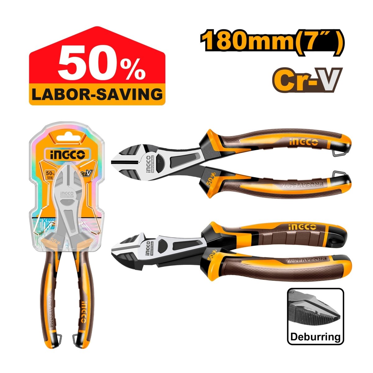 Alicate Corte Diagonal 9 Alto Performance Cr-V HHHDCP28188 - MARKEMSTORE - Alicates