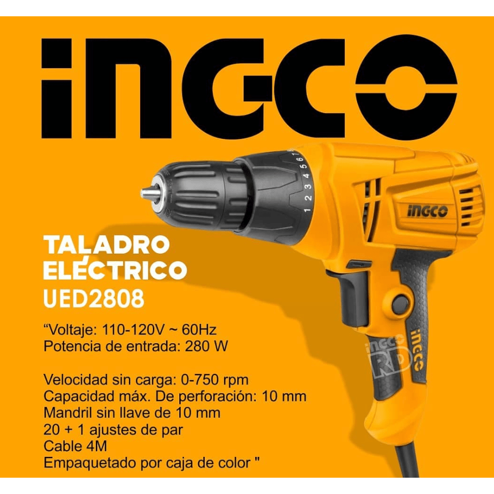 Atornillador 280w INGCO UED2808 - MARKEMSTORE - Atornillador