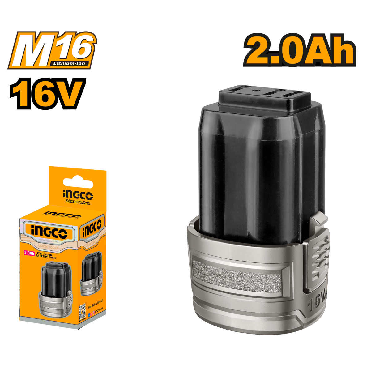 Bateria Ion Litio 16V 2,0Ah Fbli1620 - MARKEMSTORE - 