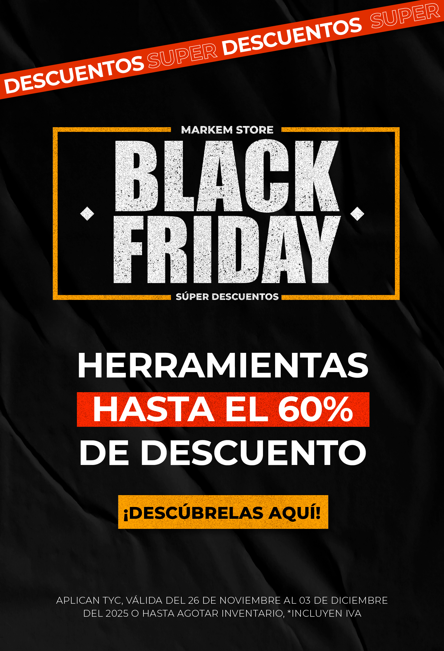 Black Friday descuentos noviembre en herramientas - MARKEMSTORE