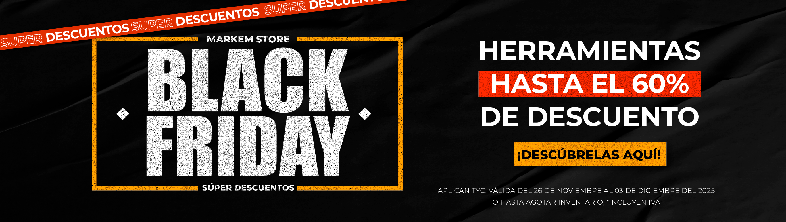 Black Friday descuentos noviembre en herramientas - MARKEMSTORE