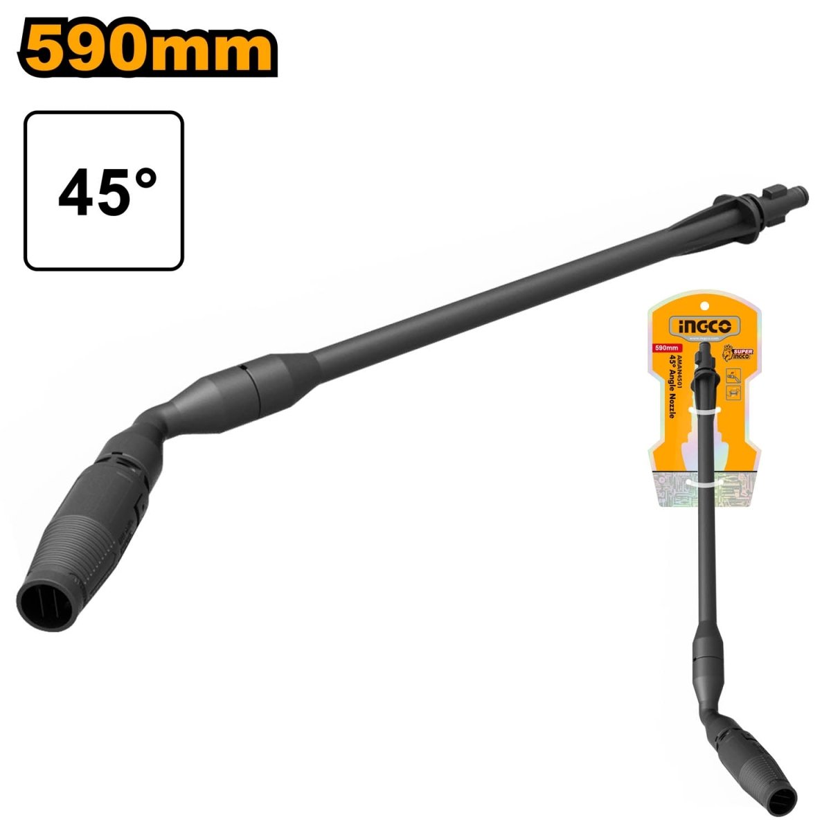 Boquilla Angular 45 Grados De 590Mm Aman4501Ingco - MARKEMSTORE - Hidrolavadoras
