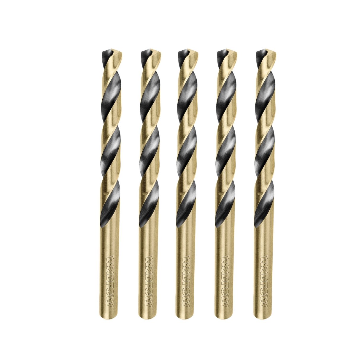 Broca HSS Para Metal 1/2 Pulgada WADFOW UWTD8912- Paquete de 5 Unidades - MARKEMSTORE - Brocas