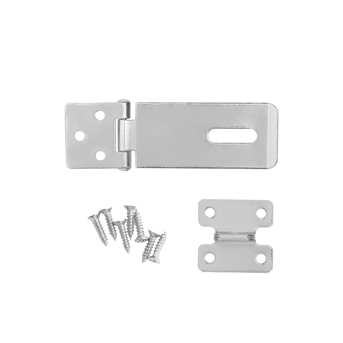 Cerrojo Y Grapa Para Candado 4.5" Galvanizado Wadfow WAN2145 - MARKEMSTORE -