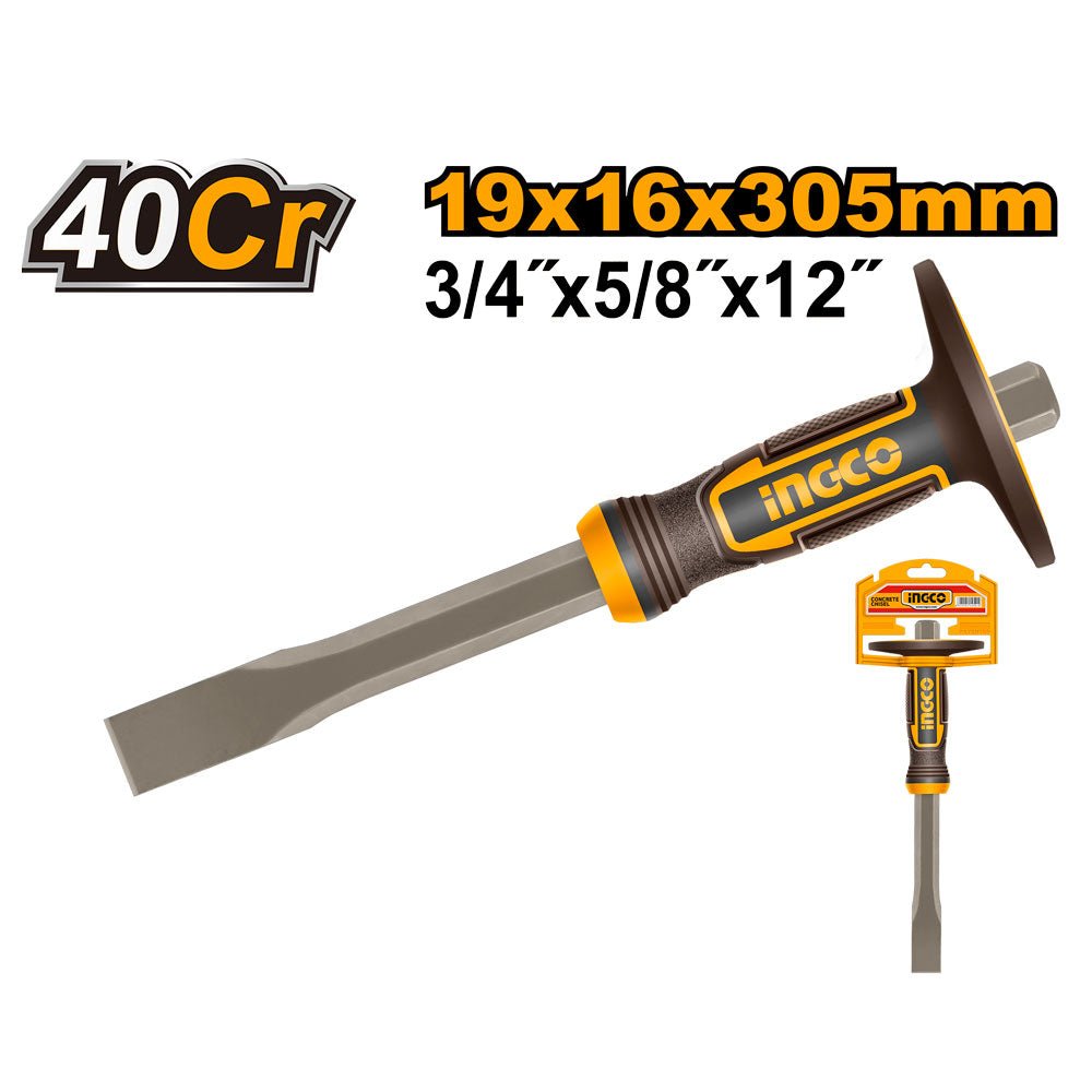 Cincel de Pala INGCO para Concreto 19x16x305mm HCCL831916 - MARKEMSTORE - 