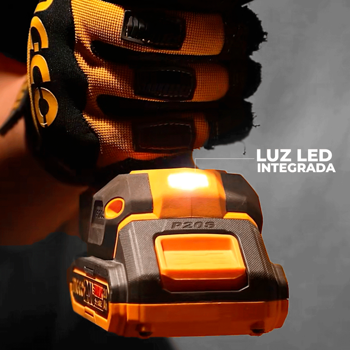 Combo Taladro Inalámbrico INGCO 20V + Atornillador + 2 Baterías 2Ah y Accesorios UCKLI20277 - MARKEMSTORE - Combos