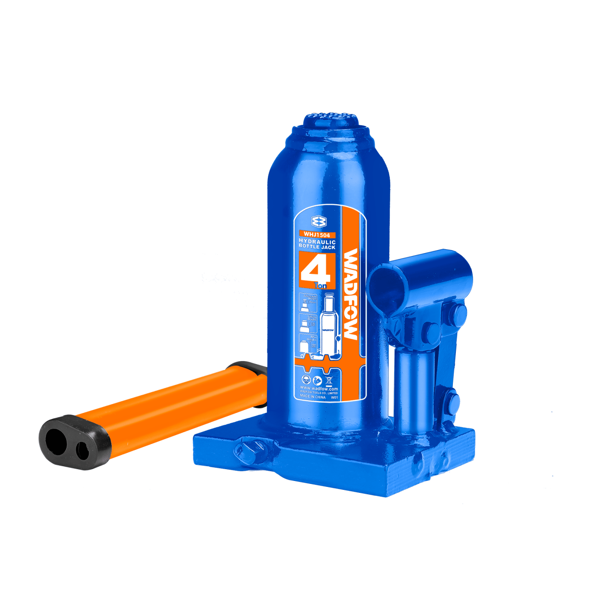 Gato Tipo Botella 4 Ton Altura Elevación 110Mm WADFOW REF. WHJ1504 - MARKEMSTORE - 