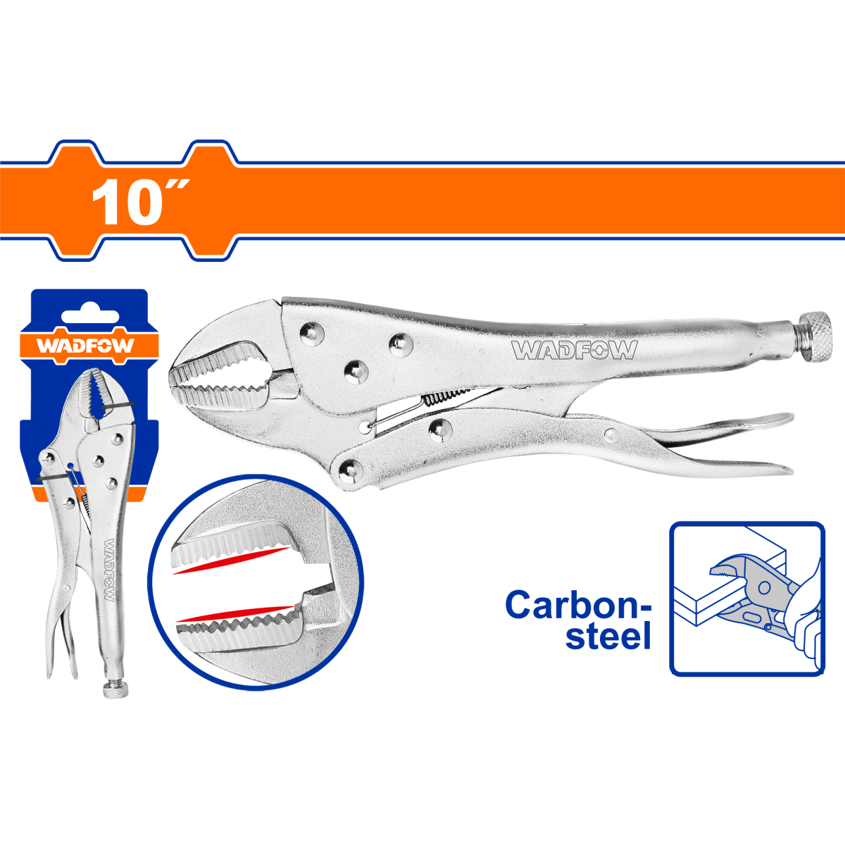 Hombresolo Recto 10 Acero Carbón 0 - 43Mm WADFOW WLP2C10 - MARKEMSTORE -