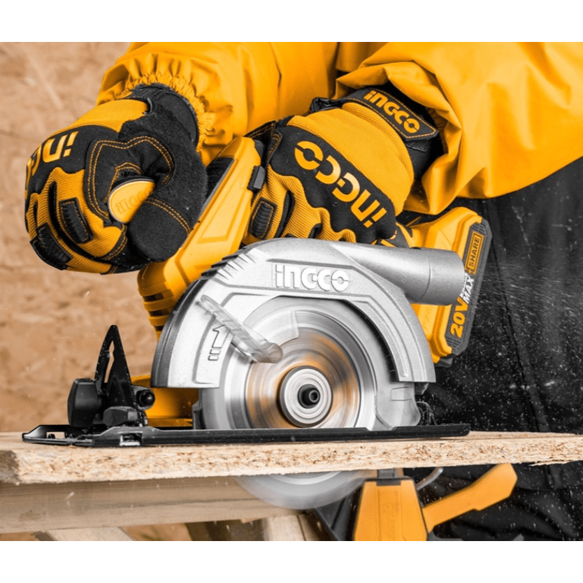Ingco Sierra Circular Inalambrica Ionlitio 20v 3600rpm - MARKEMSTORE - Sierras