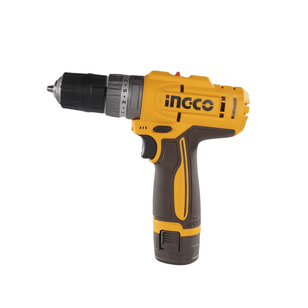 INGCO TALADRO M3/8 12V 20NM IMPACTO +2 BATERIAS CIDLI12206 - MARKEMSTORE - Taladro