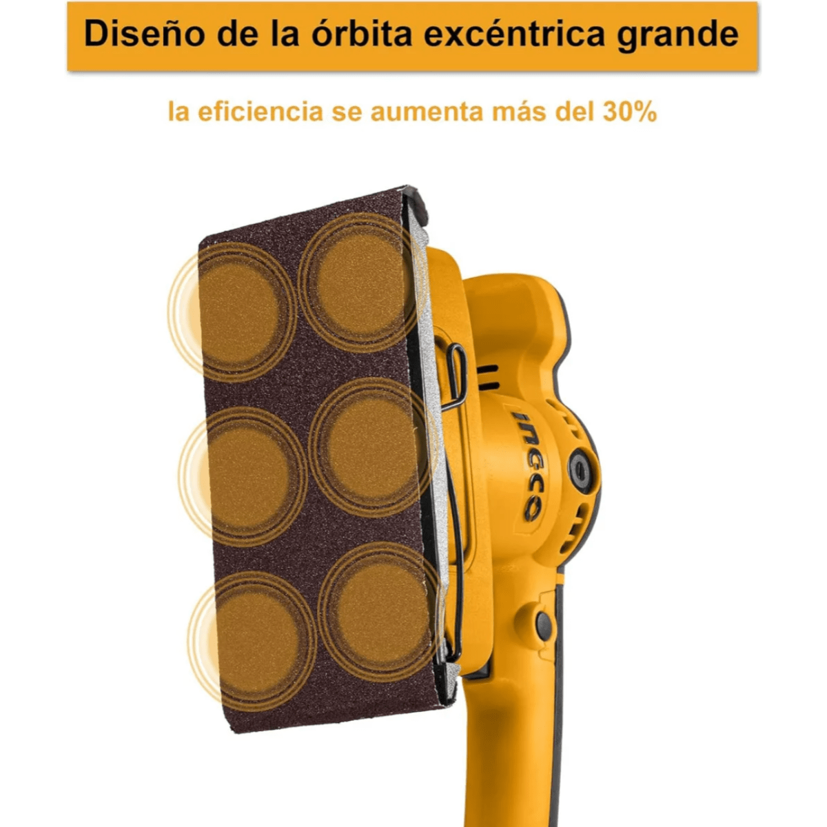 Lijadora De Acabado 320w 12000rpm INGCO UFS3208 - MARKEMSTORE - Lijadoras