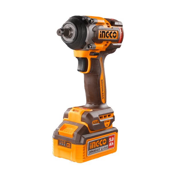 Llave De Impacto M1/2 20V 550Nm 2500Rpm Brushless INGCO Uciwli2055 - MARKEMSTORE - Llave de Impacto