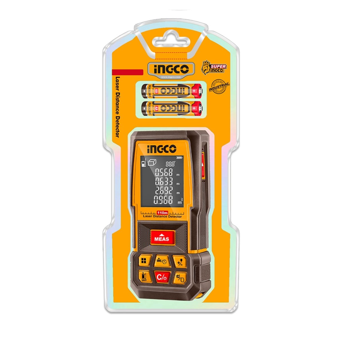 Medidor Láser de Distancia INGCO 110m Multifunción HLDD10089 - MARKEMSTORE - 