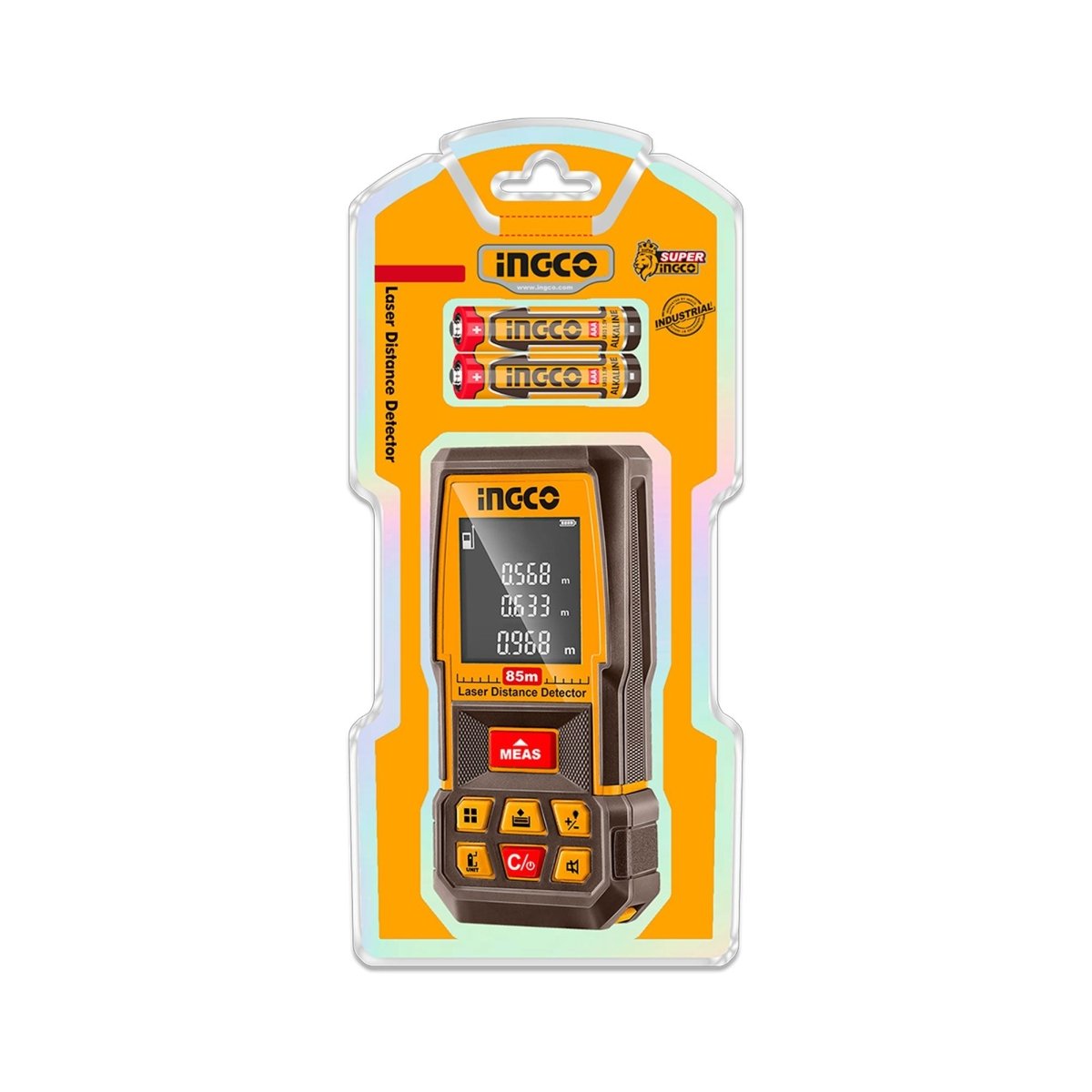 Medidor Láser INGCO 85m Metro Láser ±2mm HLDD07085 - MARKEMSTORE - 