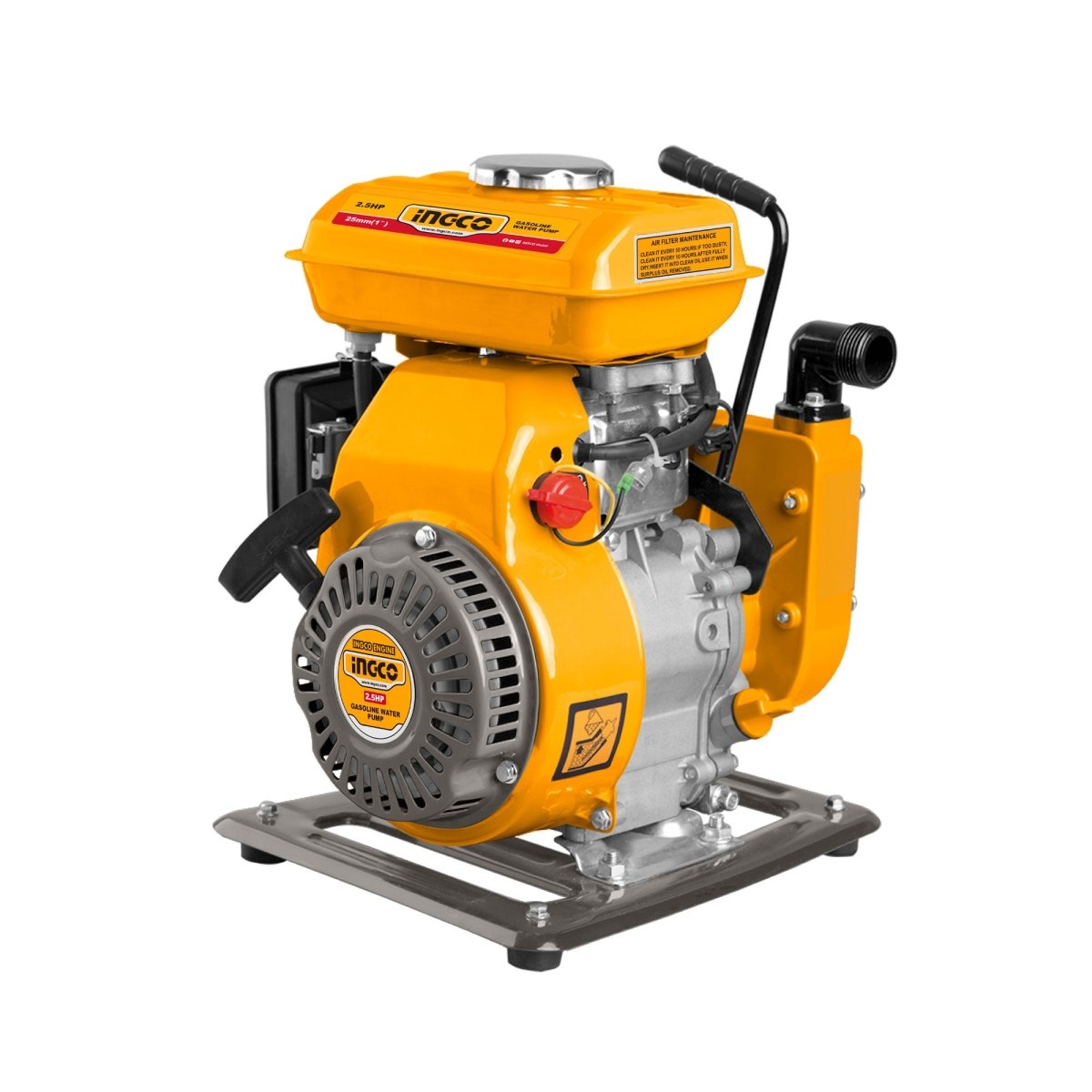 Motobomba a Gasolina INGCO 1" 2.5HP 100L/min 16m Altura | GWP102 - MARKEMSTORE - Herramientas a Gasolina