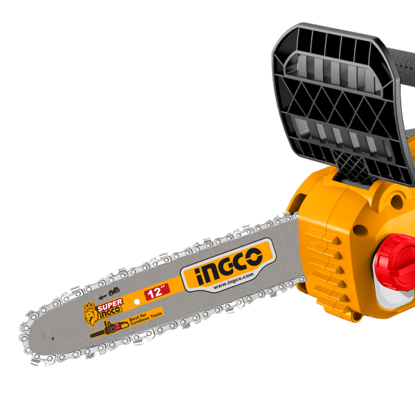 Motosierra Inalámbrica INGCO 20V Barra 12" Motor Sin Escobillas CGSLI20126 - MARKEMSTORE -