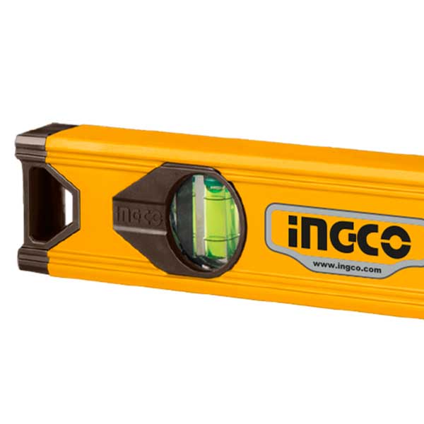 Nivel de Aluminio INGCO HSL18080 80cm Spirit | Nivel Profesional 1mm - MARKEMSTORE - Niveladores