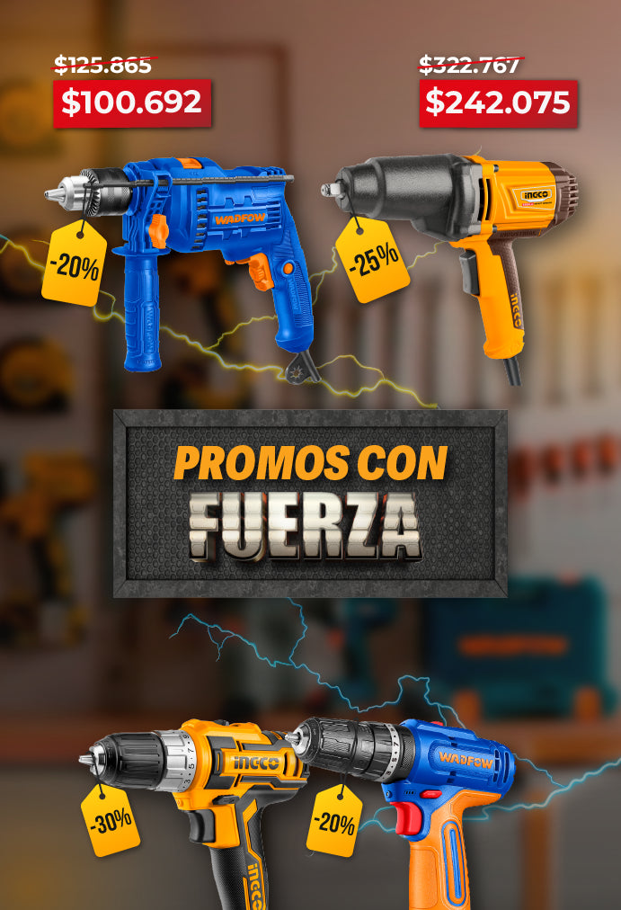Taladros en oferta INGCO y Wadfow -Markem Store 