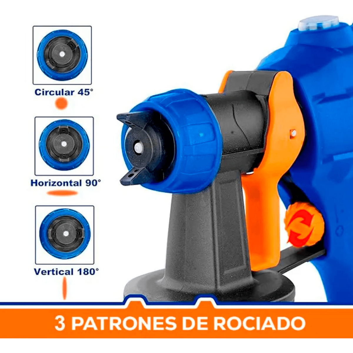 Pistola De Aire Para Pintar 450W Cap 800 Ml 110 - 120V WADFOW UWEG1A01 - MARKEMSTORE - Pistolas y Sopladores