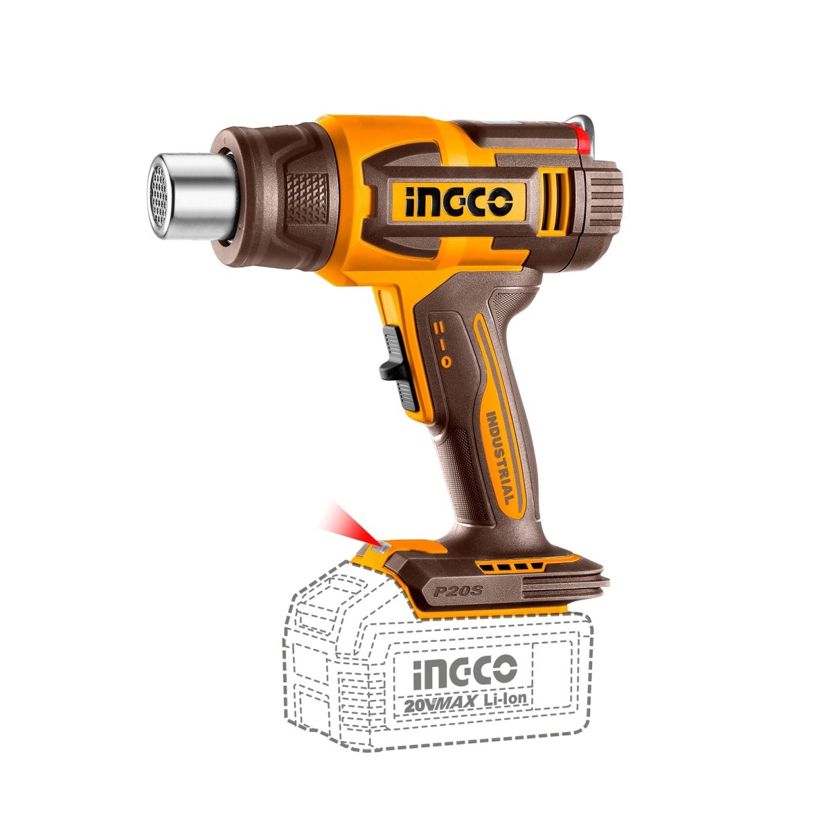 Pistola De Calor inalámbrica 20V 30-300 /30-580°C Uhgli20582 - MARKEMSTORE - Pistolas y Sopladores