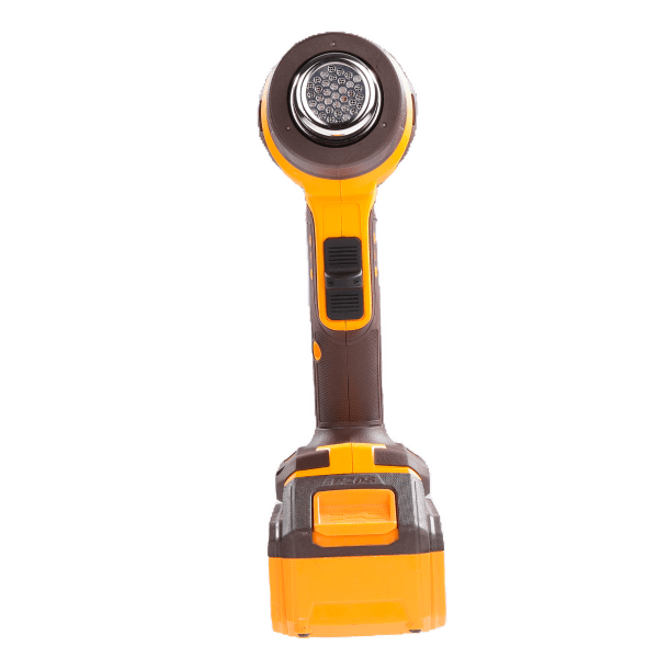 Pistola de Calor Inalámbrica INGCO 20V 300/550°C + Batería 4Ah, Cargador y Accesorios UHGLI20065 - MARKEMSTORE - Pistolas y Sopladores
