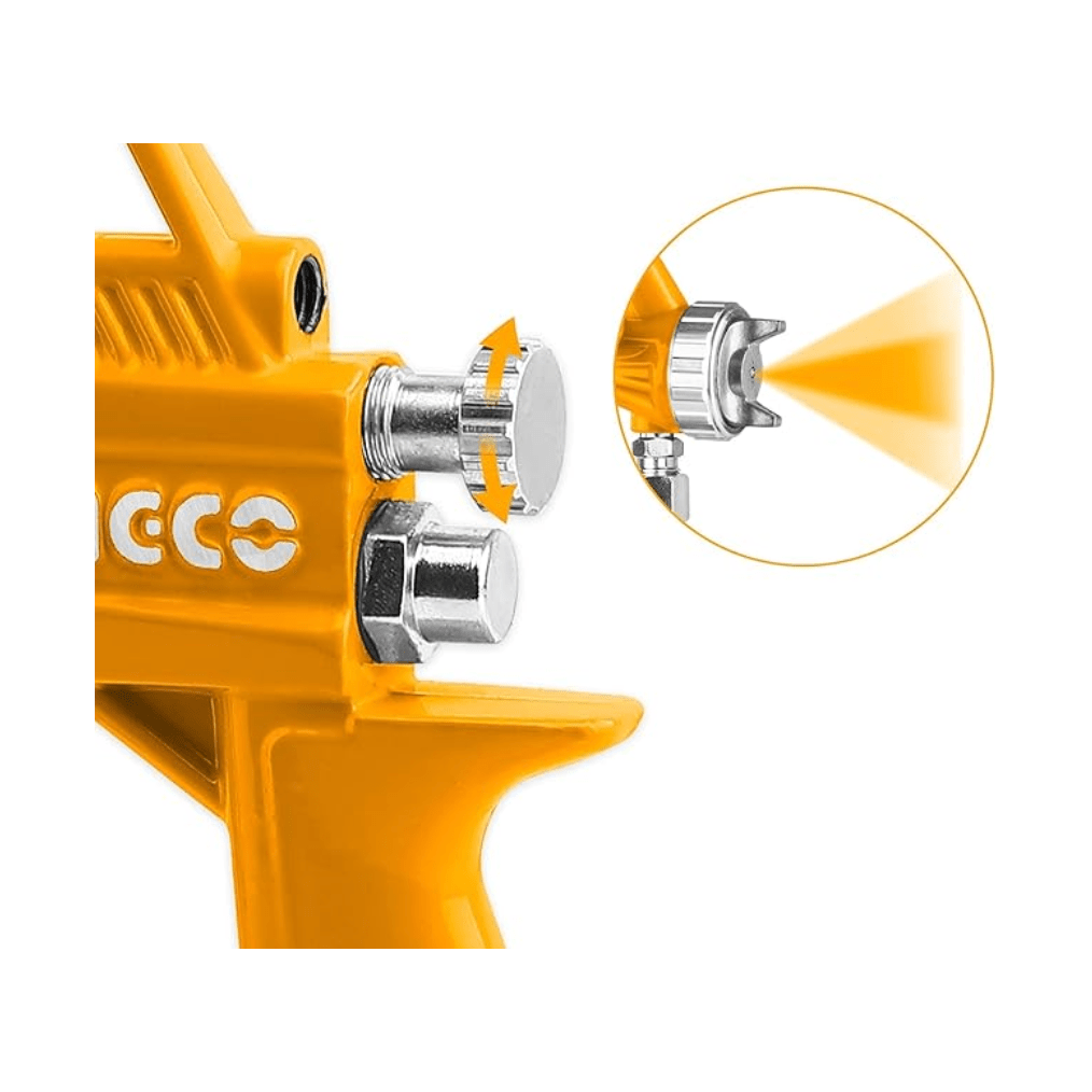 Pistola De Pintar con tanque 1000cc INGCO ASG3101 - MARKEMSTORE - Pistolas y Sopladores