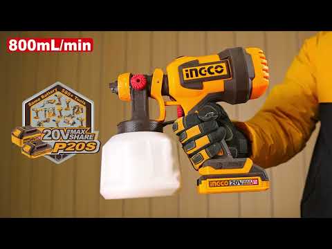 pistola para pintar inalambrica INGCO UCSGLI20042 máxima potencia liviana  markemstore