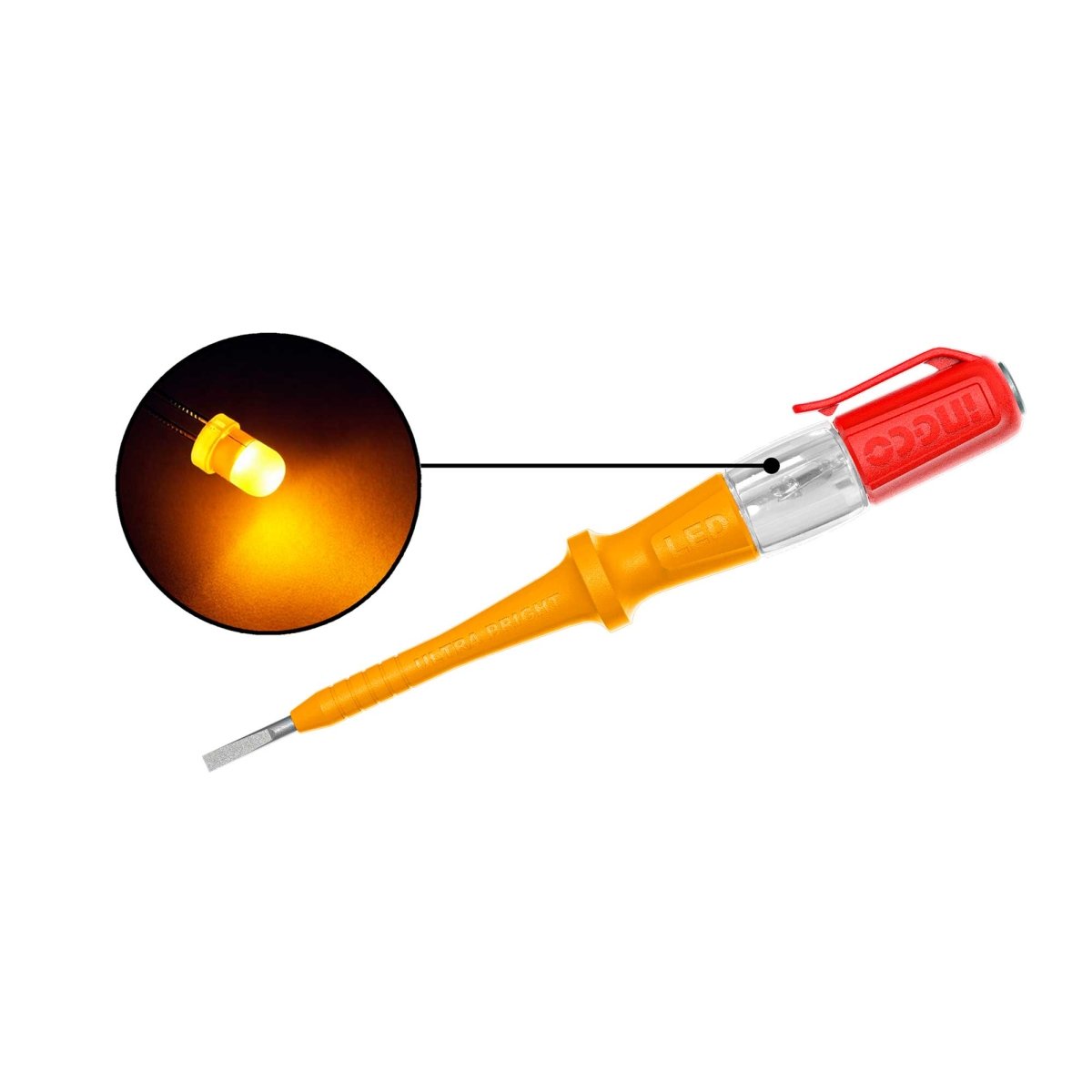 Probador De Corriente 3X150Mm Ingco Hsdt1518 - MARKEMSTORE - Probadores de corriente