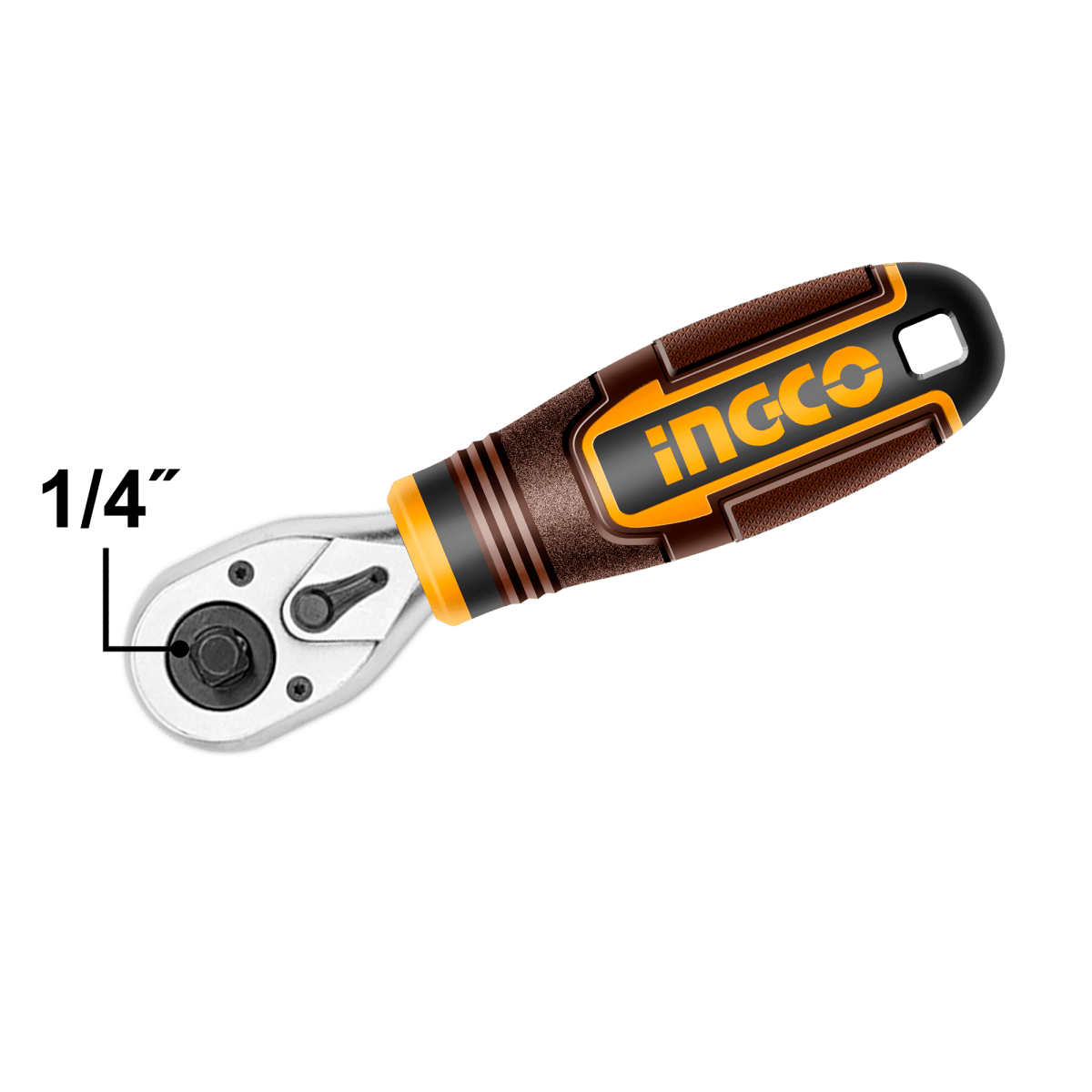 Ratchet 1/4 - 3/8 72T INGCO HRTH081438 - MARKEMSTORE - 