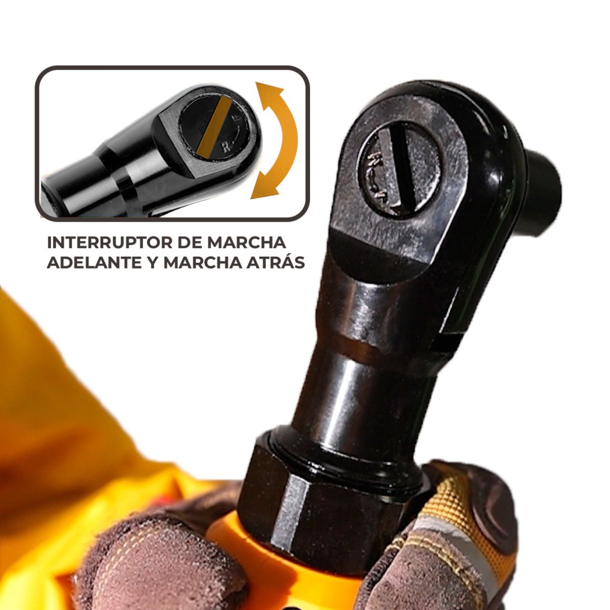Ratchet Inalámbrico INGCO 20V 65Nm Trinquete 3/8 CDRLI206521 - MARKEMSTORE - 
