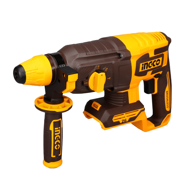 Rotomartillo Inalámbrico INGCO 20V 26mm 2.5J 5000BPM CRHLI20268 - MARKEMSTORE - Rotomartillo