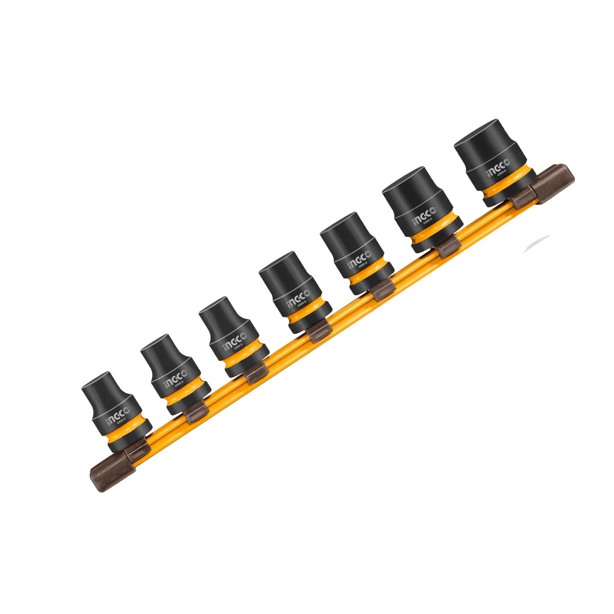 Set Dados Impacto 7Pcs M1/2 Ingco HKISSD12071 - MARKEMSTORE - Dados y accesorios