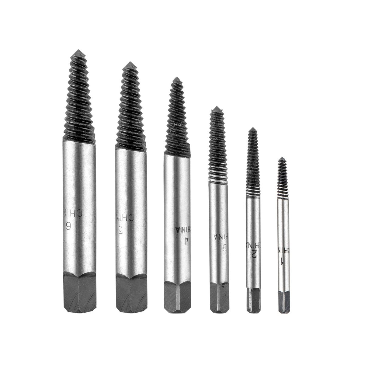 Set Extractor de Pernos INGCO 6 Piezas Cr - V Hilo Grueso ASE106 - MARKEMSTORE - 