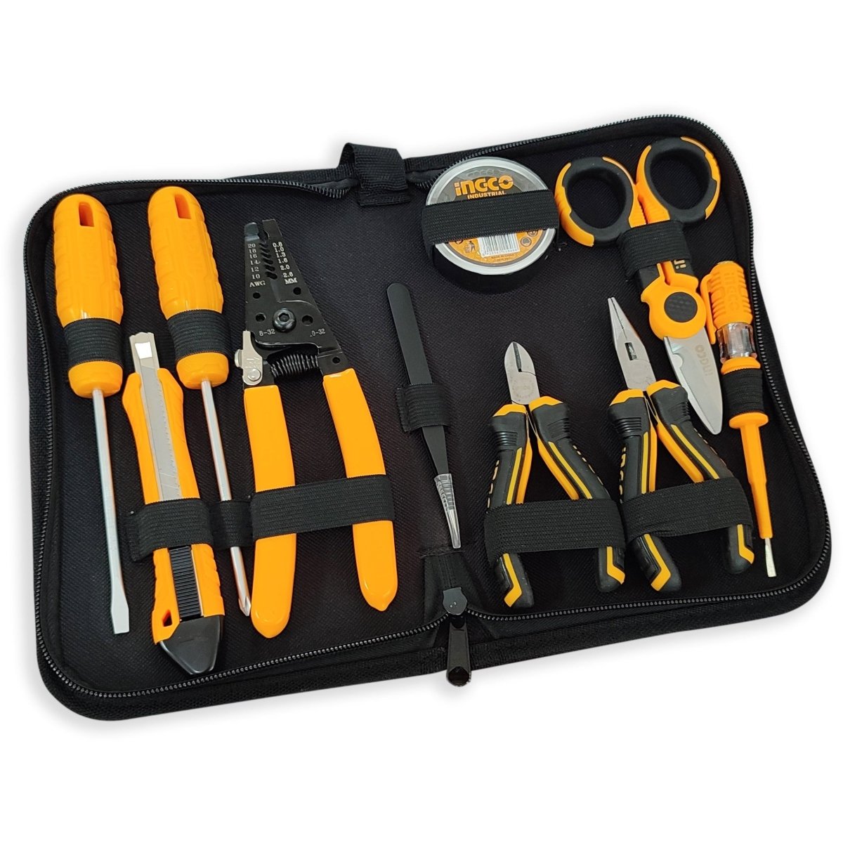 Set Herramientas Para Electricista 11Pzs Ingco Hkets0111 - MARKEMSTORE - Multiherramientas