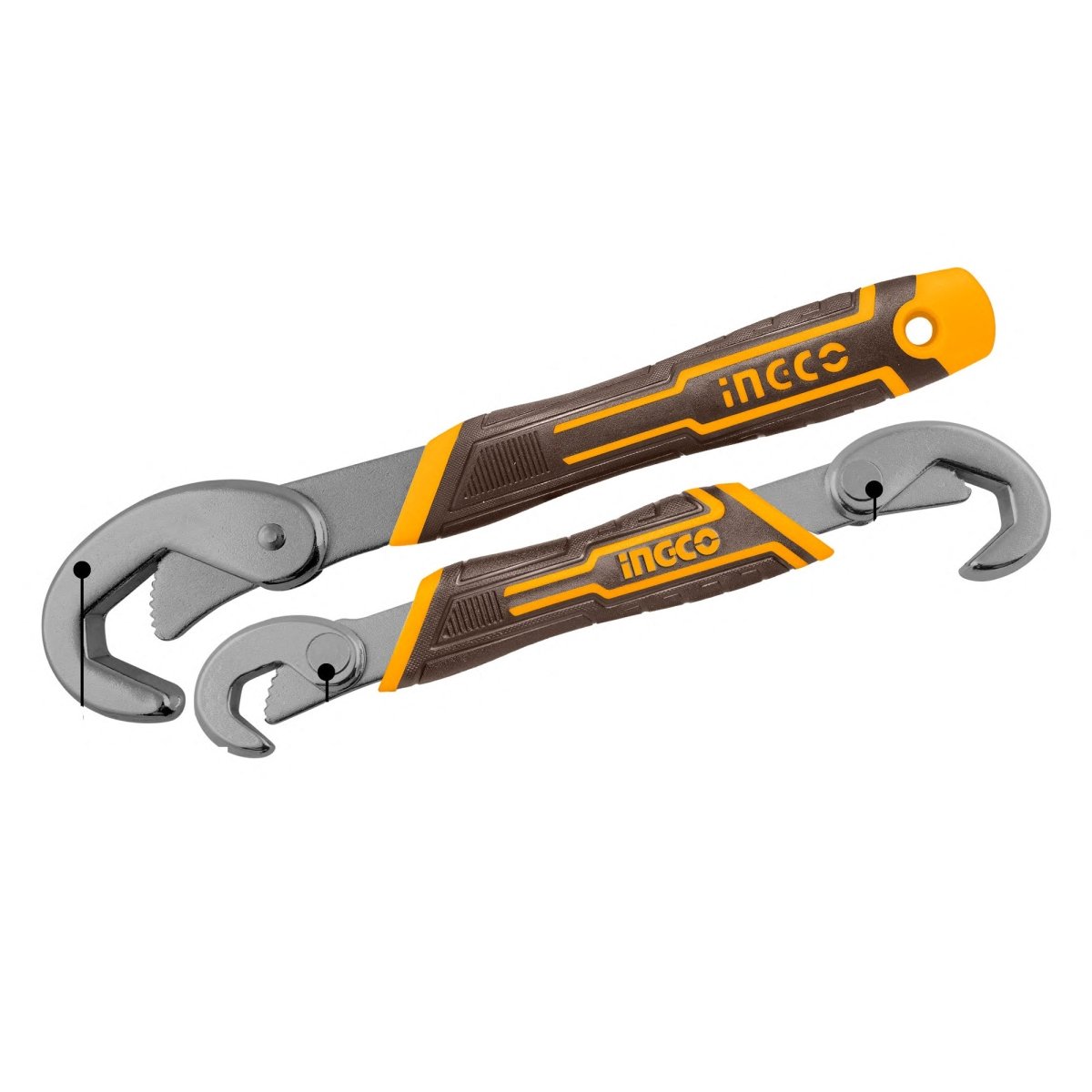 Set Llave Tipo Gancho 2 Piezas INGCO HBWS09328 - MARKEMSTORE - 