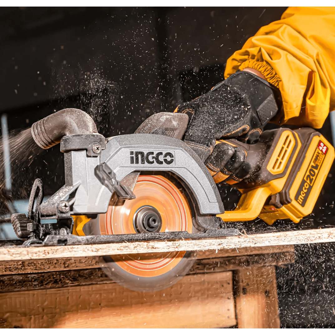 Sierra Circular 5 - 1/2 20V 6300Rpm Brushless Motor INGCO CSLI1402 - MARKEMSTORE - Sierras