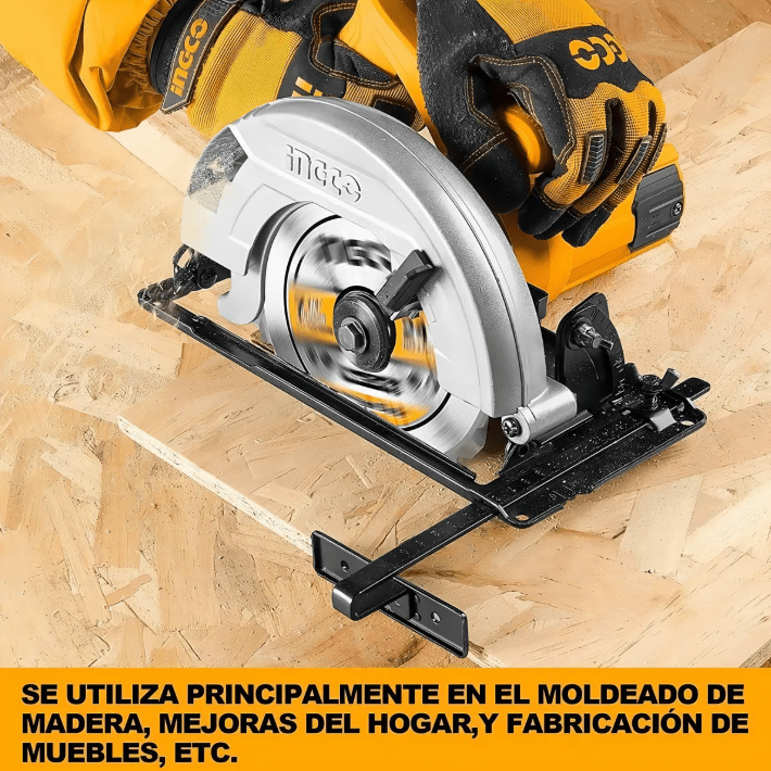 Sierra Circular 7.1/4" 1400w INGCO UCS18538 - MARKEMSTORE - Sierras