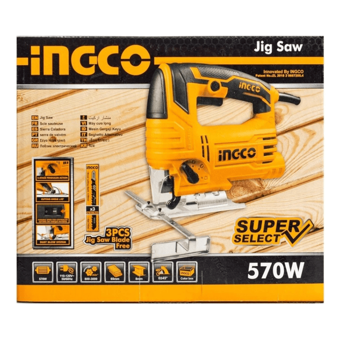 Sierras Caladoras 570W Ingco UJS57028 - MARKEMSTORE - Sierras