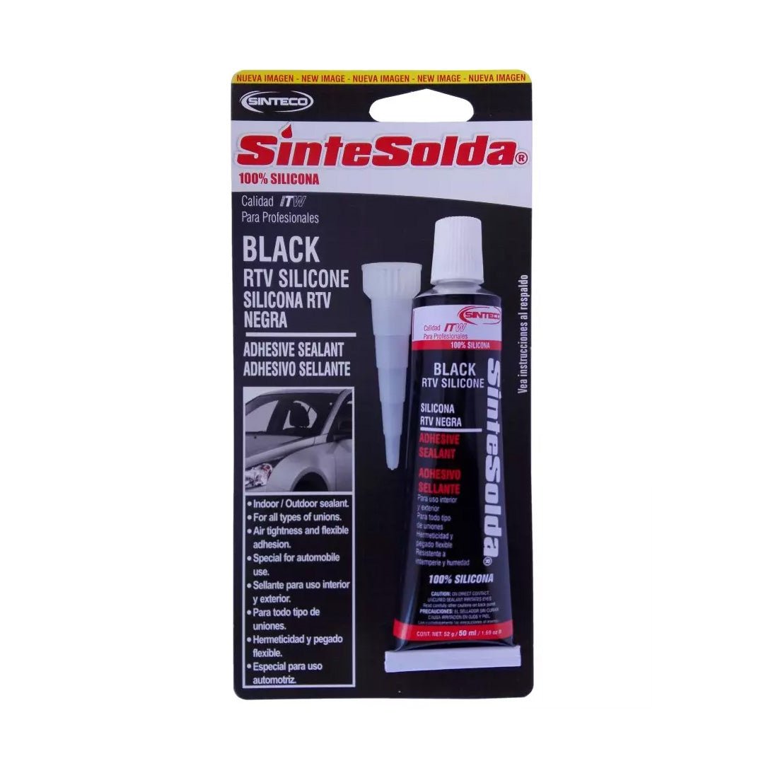 Silicona Negra Sintesolda X 50 Ml 1303010 - MARKEMSTORE - Siliconas y Sellantes