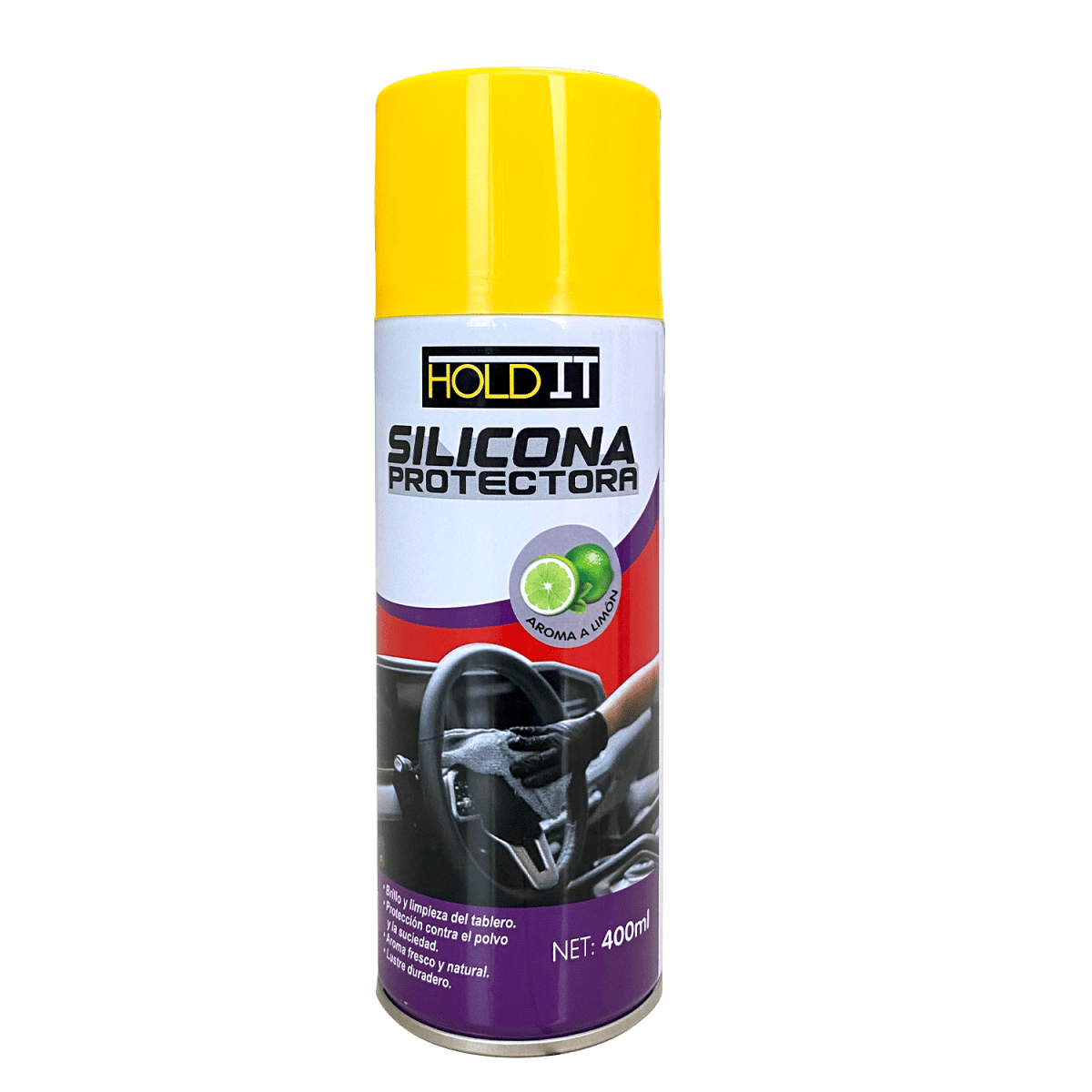 Silicona Spray HOLD IT Aroma Limón 400ML - MARKEMSTORE - 