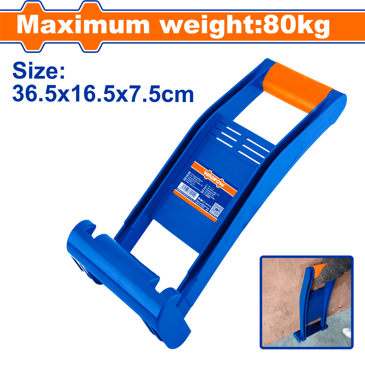 Soporte para Láminas de Drywall Madera y Metal 80kg WADFOW WTN1001 - MARKEMSTORE - 