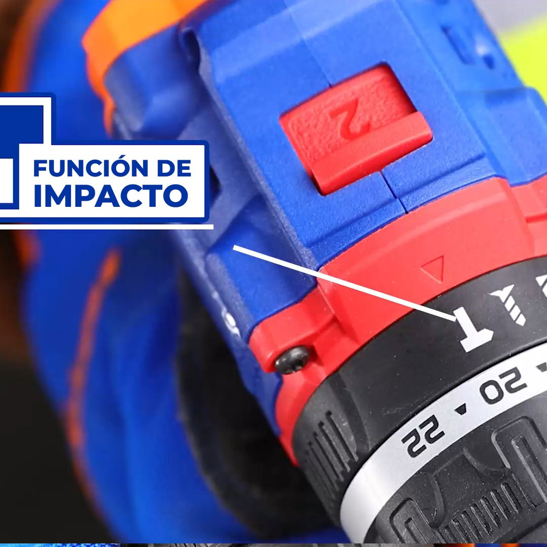 Taladro de Impacto Inalámbrico 1/2 20V 52NM WADFOW UWCDP5282 - MARKEMSTORE - Taladro