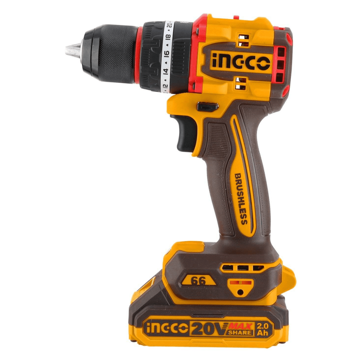 Taladro Impacto 1/2 20V 66Nm INGCO UCIDLI20668 - MARKEMSTORE - Taladro