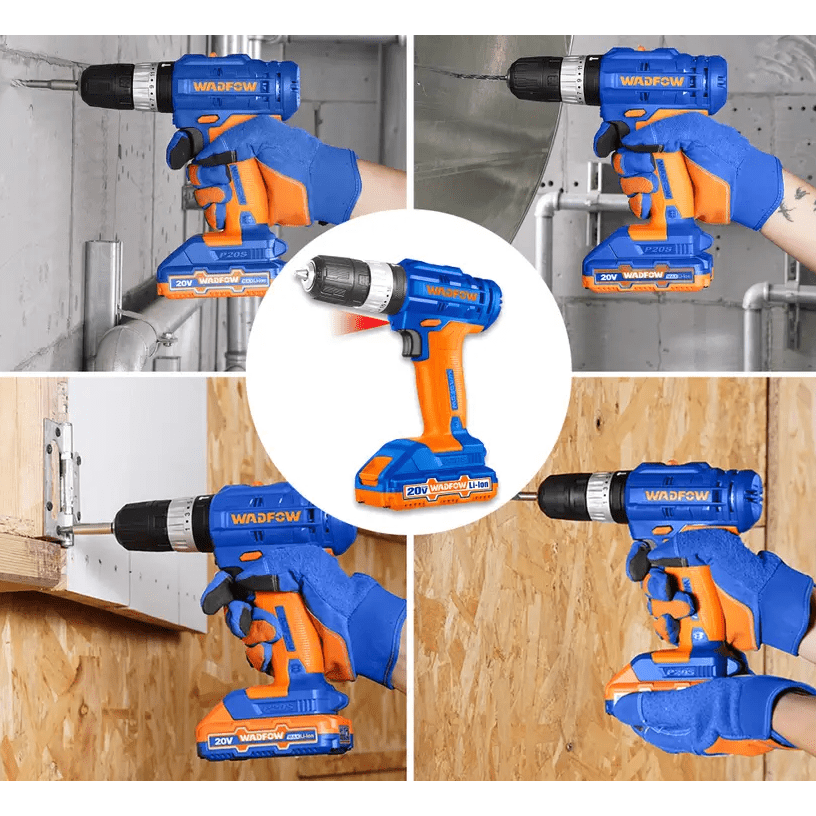 Taladro Impacto Inalámbrico 20V | Batería + Cargador | WADFOW UWCDP521 - MARKEMSTORE - Taladro