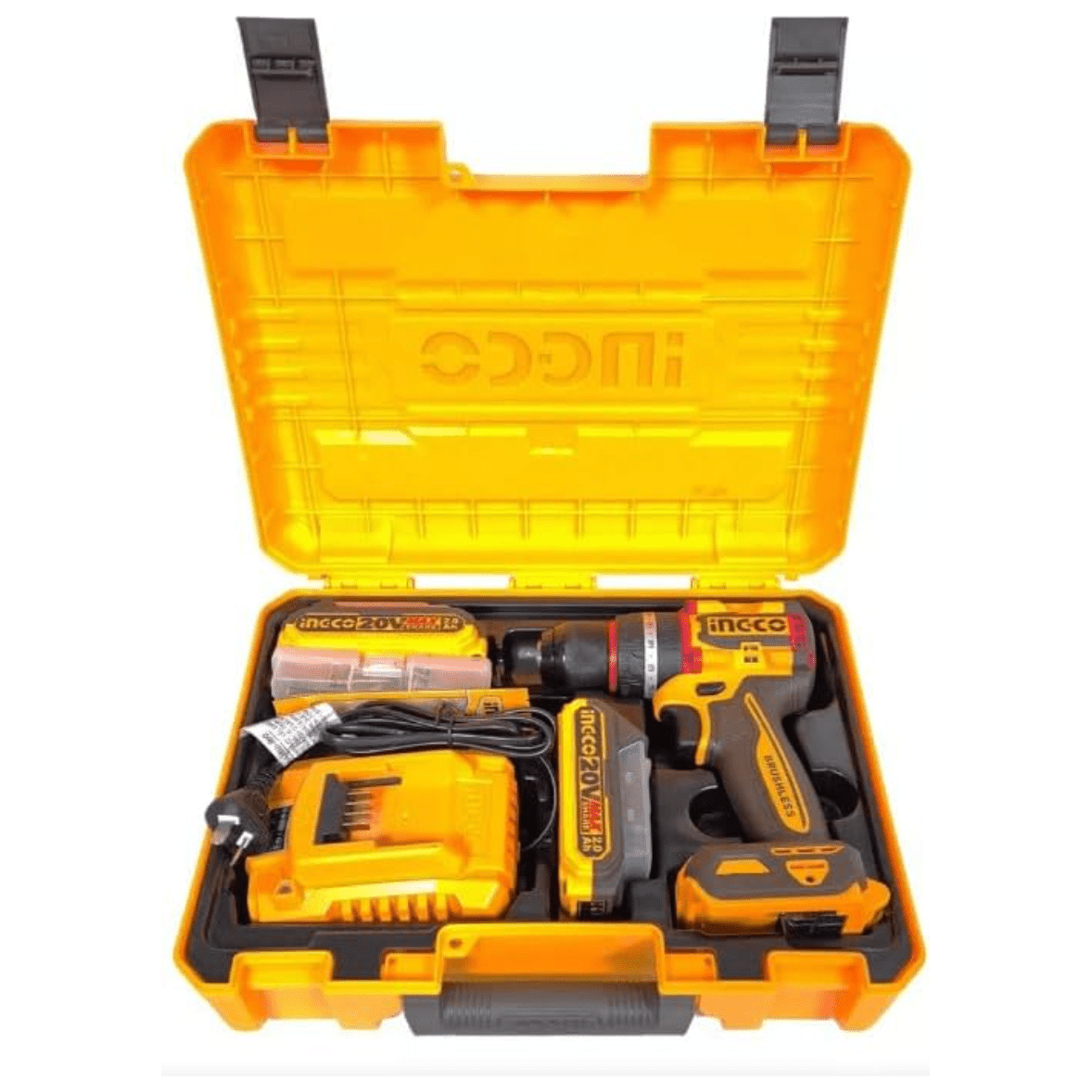 Taladros 20V M1/2 INGCO UCIDLI20558 55Nm con 2 Baterías y Cargador - MARKEMSTORE - Taladro