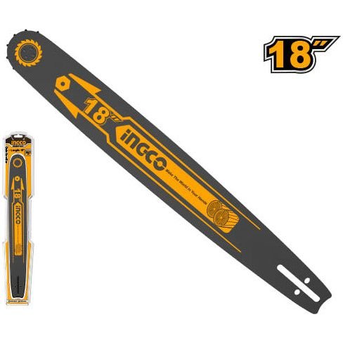 Barra De Cadena Para Motosierra A Gasolina 18" Ingco AGSB51801 - MARKEMSTORE - 