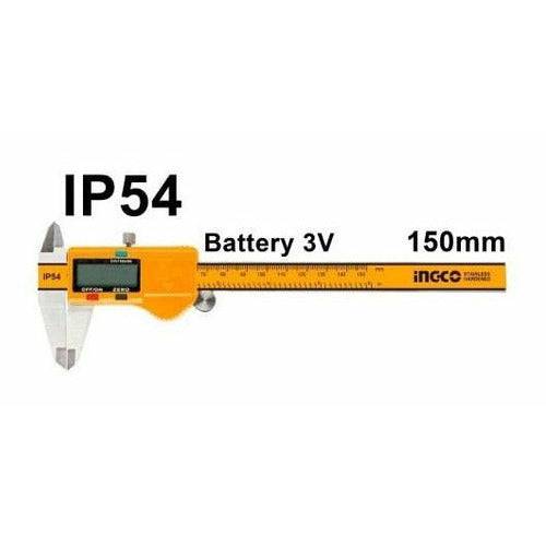 Calibrador Digital 0 - 150mm 0,01mm Ip54 Bat 3v Ingco Hdcd281 - MARKEMSTORE - HERRAMIENTA PARA MEDICION