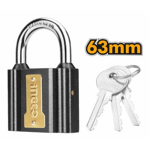 Candado Hierro Con Recubrimiento Contra Agua 60mm Ingco - MARKEMSTORE - 