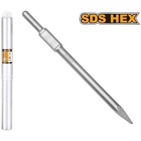 Cincel Punta Demoledor 30X410mm Ingco DBC0314101 - MARKEMSTORE - 