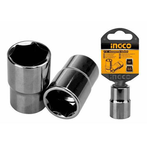 Dado M1/2 6pt 18mm Ingco Hhast12181 - MARKEMSTORE -